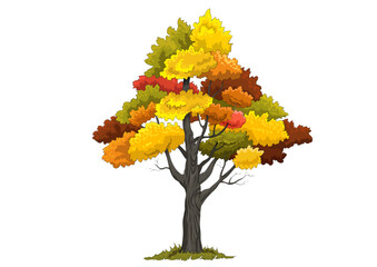 Jesienne drzewo © Aleksander