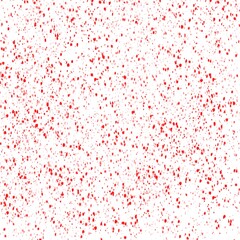 Obraz premium Red dotted abstract background Abstract dotted texture with scattered red dots on a white background, suitable for modern design, fabric, and decoration.
