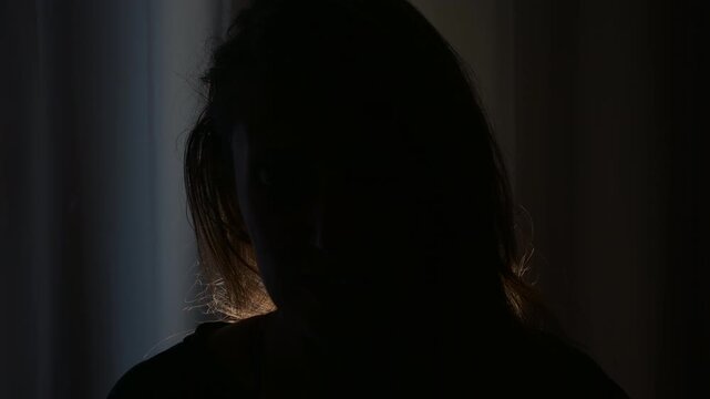 anonymous unrecognizable interview with a long hair  person