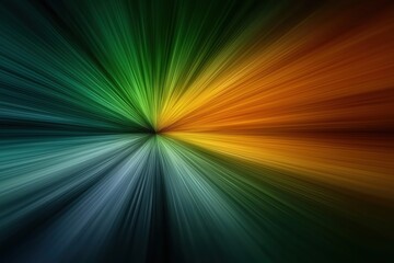Abstract colorful radial light beams background