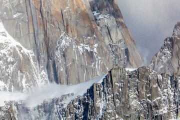 View of Los Glaciares National Park, El Chalten,Patagonia, Argentina.