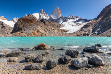 View of Los Glaciares National Park, El Chalten,Patagonia, Argentina.