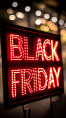 Black Friday signage special discounts store sales online marketing people shopping concept