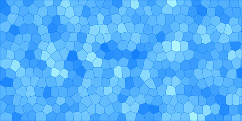 Creative Abstract Polygon Design with Blue Tones for Digital Art and Web Design

