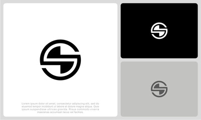 Letter S Logo Template Design Vector Illustration. Initial S Logo.	