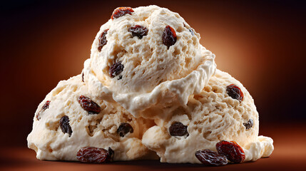 rum raisin ice cream	
