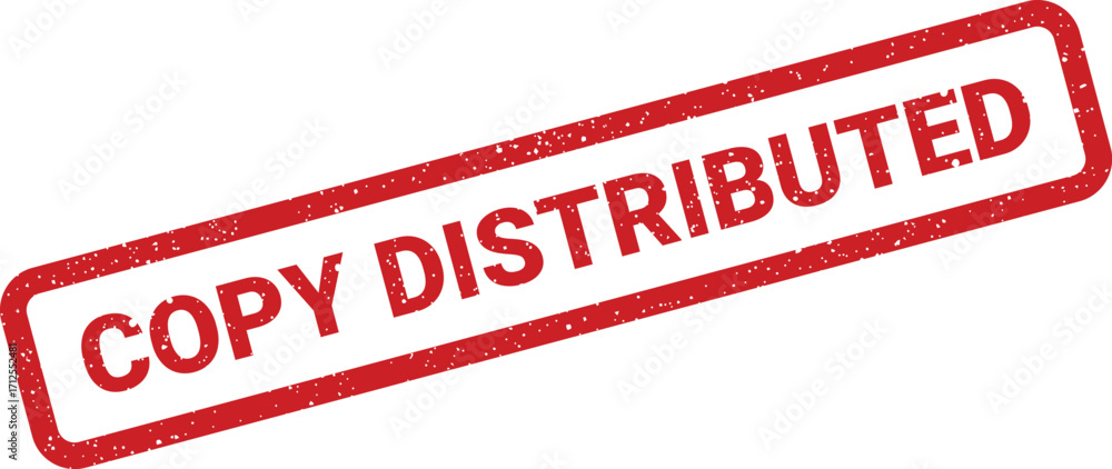 Poster copy distributed text in worn rubber stamp effect, ideal for legal and intellectual property documen