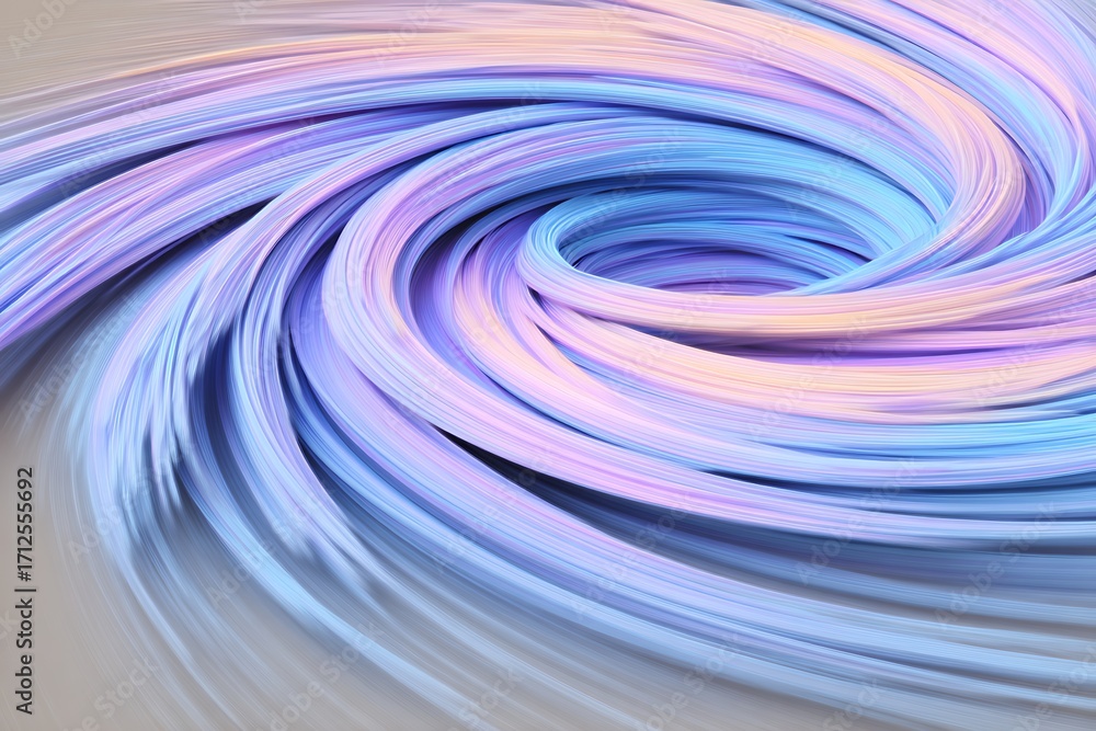 Poster swirling waves of soft pastel colors creating a dreamy abstract background with fluid motion and lig