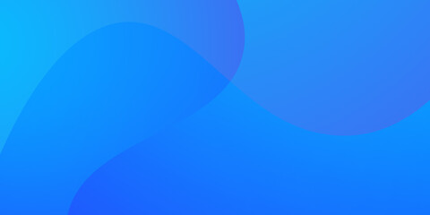 Abstract illustration background of curved waves in a blue gradient.