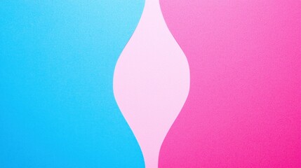 Abstract pink and blue gender reveal
