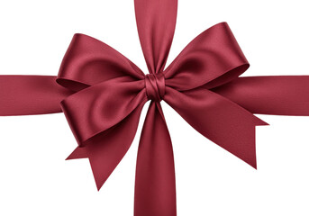 Isolated Holiday gift ribbon with elegant design for birthdays and celebrations