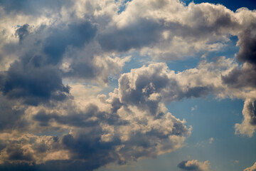 Clouds on the horizon before a storm convey tension and drama — a powerful visual technique for trailers, films, and news publications.