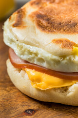 Homemade English Egg Muffin Sandwich