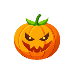 Fototapeta premium Halloween Pumpkin Jack O Lantern Vector