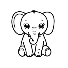 elephant cartoon illustration