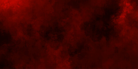 Abstract grunge red and black powder explosion cloud on black background. dark red smoke Like cloud wave effect on black. dark fire flame grunge texture background. toned fiery red sky.
