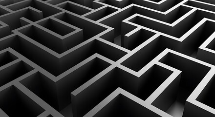 Intricate Maze Design.