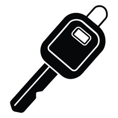 car key or key fob vector icon