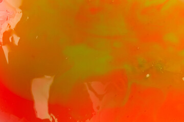 Red slime toy isolated background.