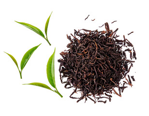 Fototapeta premium dry tea isolated on transparent png 