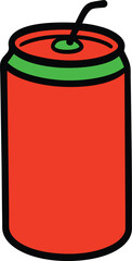  soda can vector clipart illustration