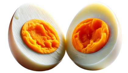  hard-boiled egg, withe background