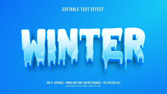 Cold Text Effect