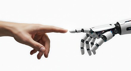 Futuristic drone control interface with holographic displays and robotic hands, illuminated by neon blue and pink lights