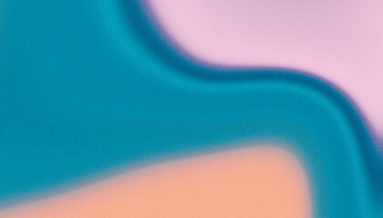 Abstract teal pink and peach gradient with subtle grain texture