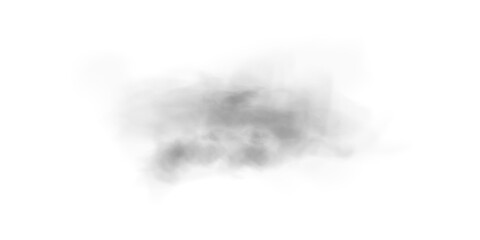 Light black Smoke. Transparent Cloud Effect with Soft Mist and Vapor Texture