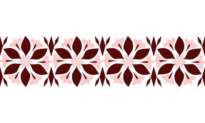 set of floral elements