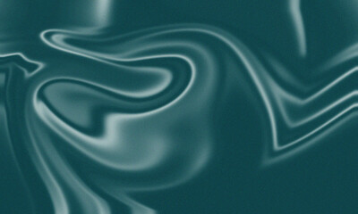 Obraz premium Abstract teal and white swirling liquid marble texture background