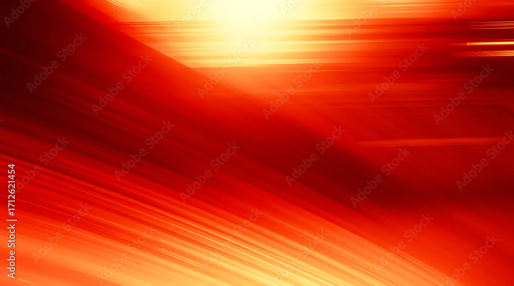 Poster dynamic red and orange abstract background with blurred motion creating a sense of speed and energy