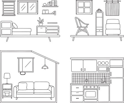 tiny home studio apartment layout