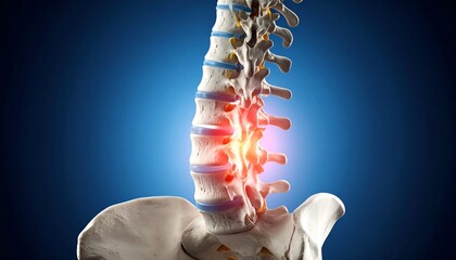 Spinal Pain Backbone Injury Backache Anatomy.