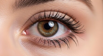 Obraz premium Closeup of a Persons Eye.