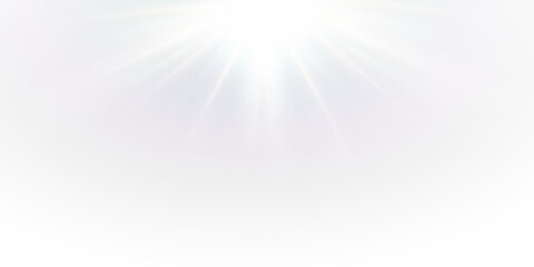 Rainbow light ray, crystal star, light refraction lens effect. Beautiful sun glare, bright light png.	

