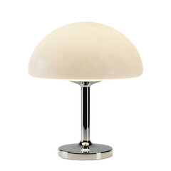 Modern mushroom table lamp isolated PNG with Transparent Background