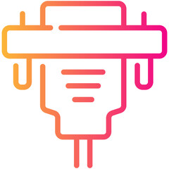 dvi gradient line icon