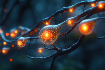 A tree adorned with lights.