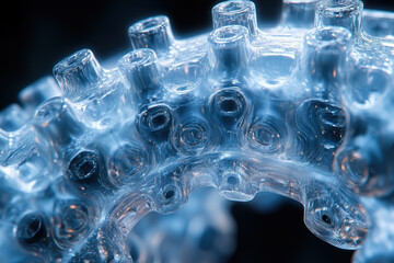 Close-up of a bunch of ice.