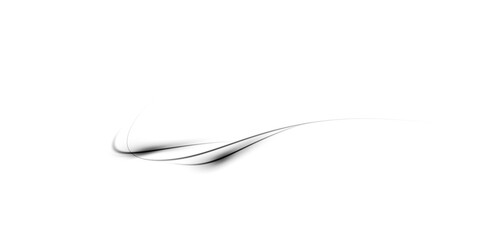 Circular Light Wave with Neon Black Glow and Motion Blur Effect, Isolated Transparent Electric Swirl for UI or Backgrounds
