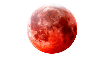 Total lunar eclipse creates stunning blood moon view in night sky