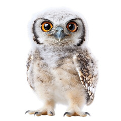 Obraz premium Adorable Baby Owl Portrait