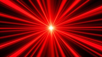 Radiant Burst of Light A Visual Symphony in Red, Capturing the Essence of Energy and Focus