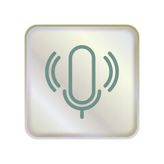 Mic icon design template