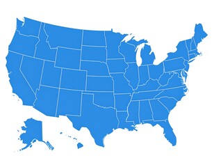 Simple US map