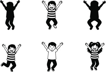 Basketball player silhouettes, athletic pose, ponytail hairstyle, holding ball, black vector art, sportswear, teamwork concept, minimal design, sporty illustration