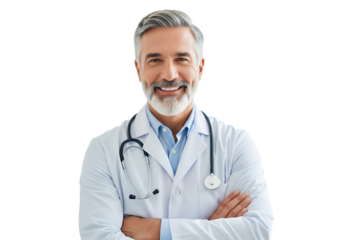 portrait of a smiling doctor