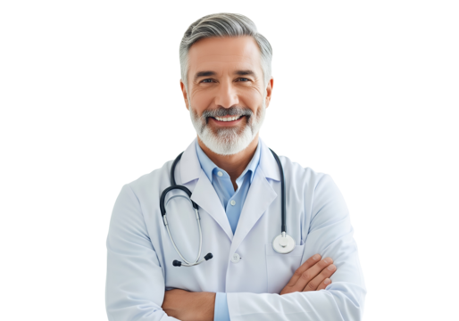 portrait of a smiling doctor - Powered by Adobe